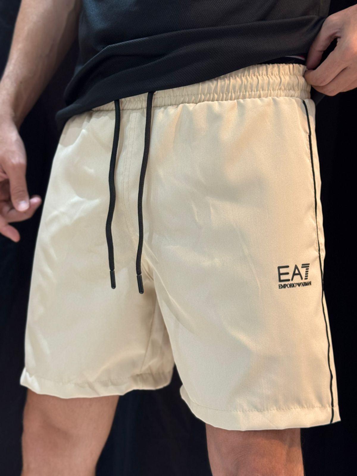 Short Griffe Ea7 - Bege - 03863 - Conceito 62