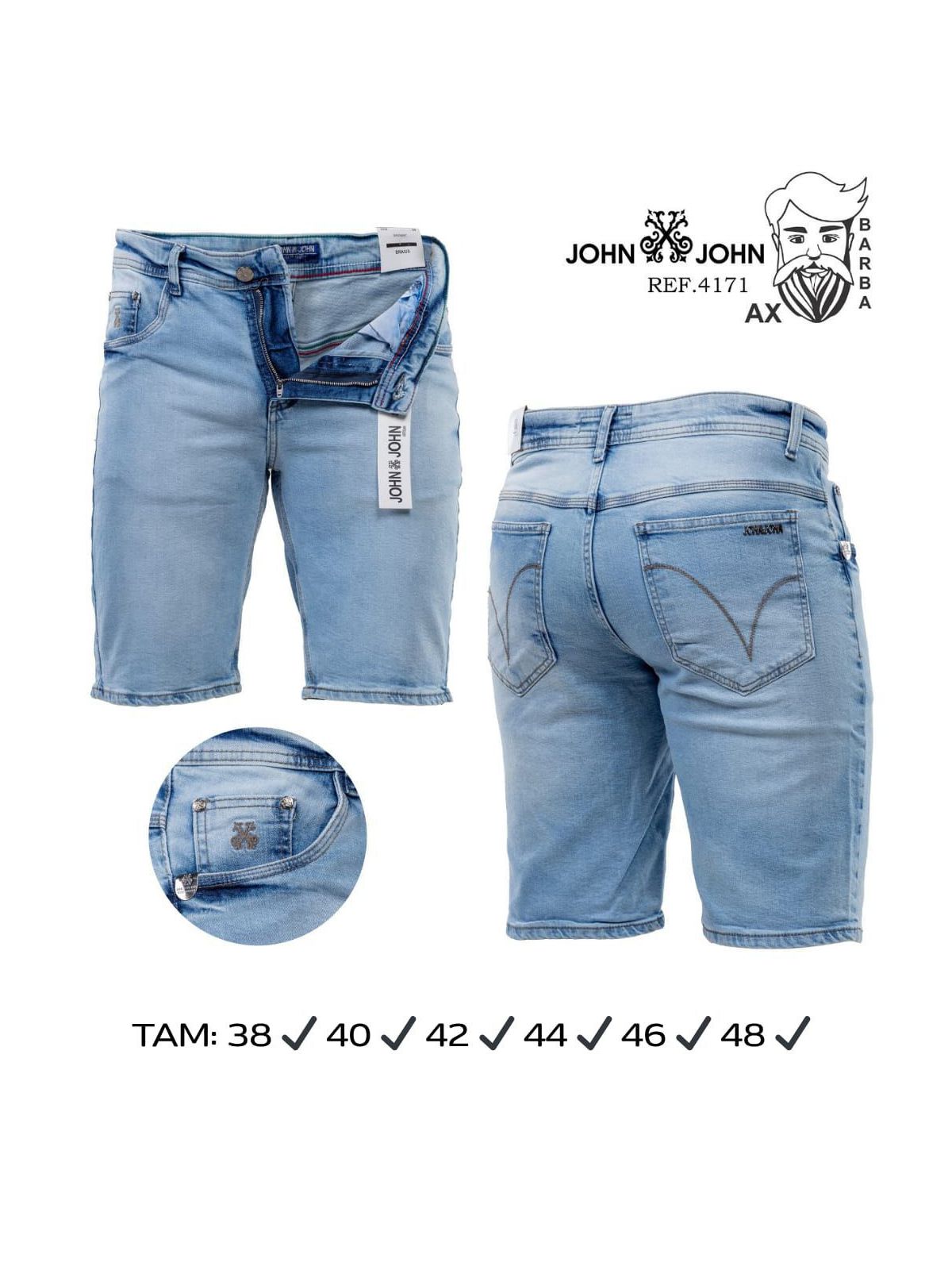 Bermuda Jeans JJ - 04520 - Conceito 62