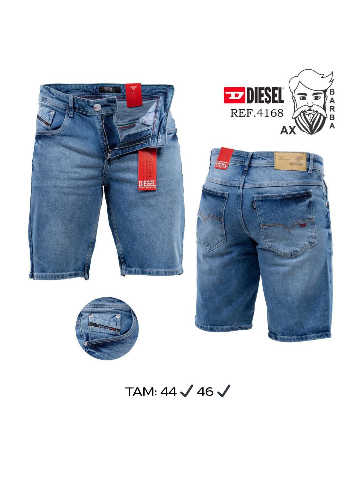 Bermuda Jeans DSL - 04522 - Conceito 62