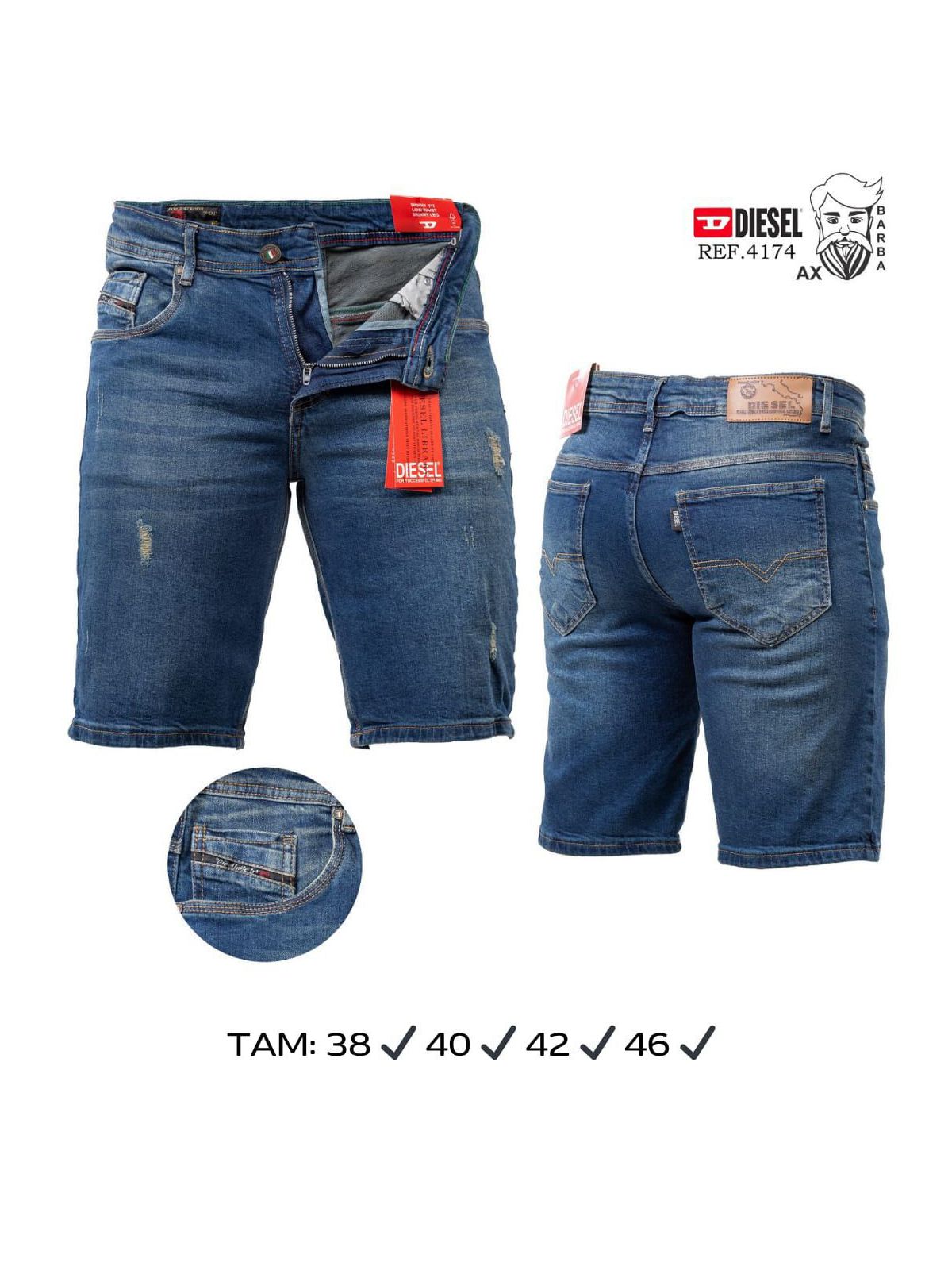 Bermuda Jeans DSL - 04513 - Conceito 62