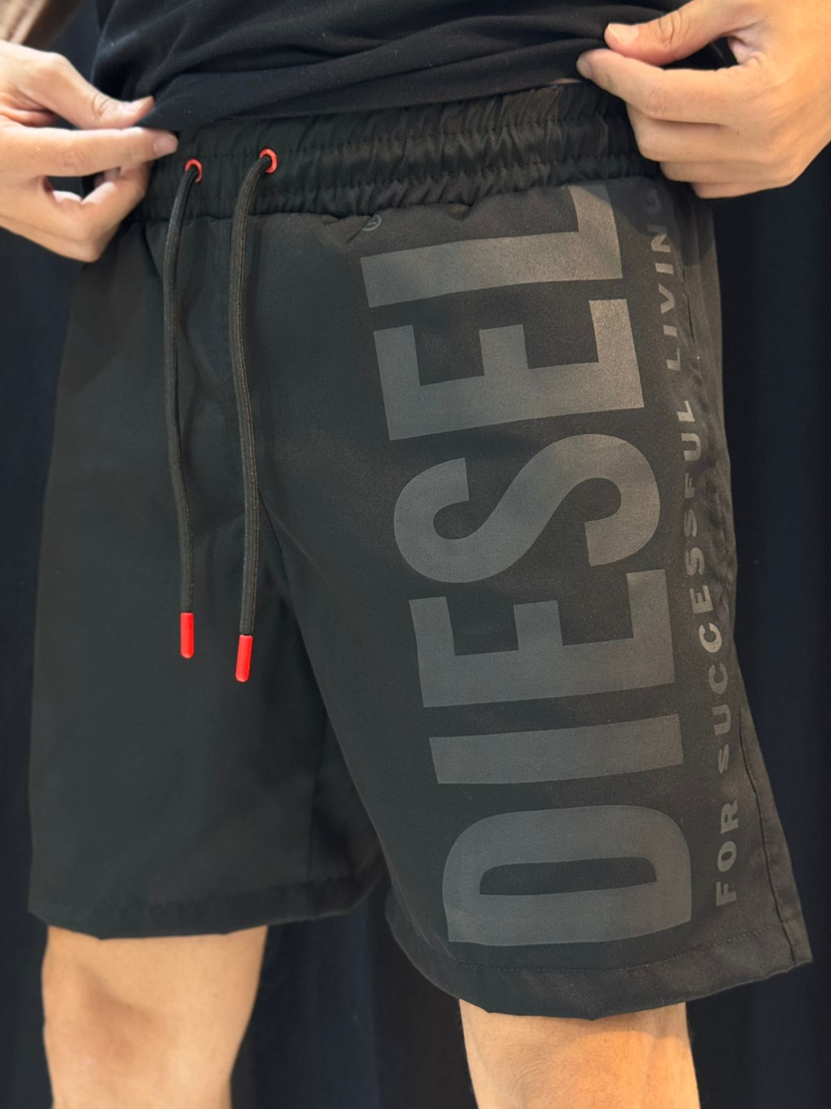 Short Griffe DSL - Preto/Preto - 03525 - Conceito 62