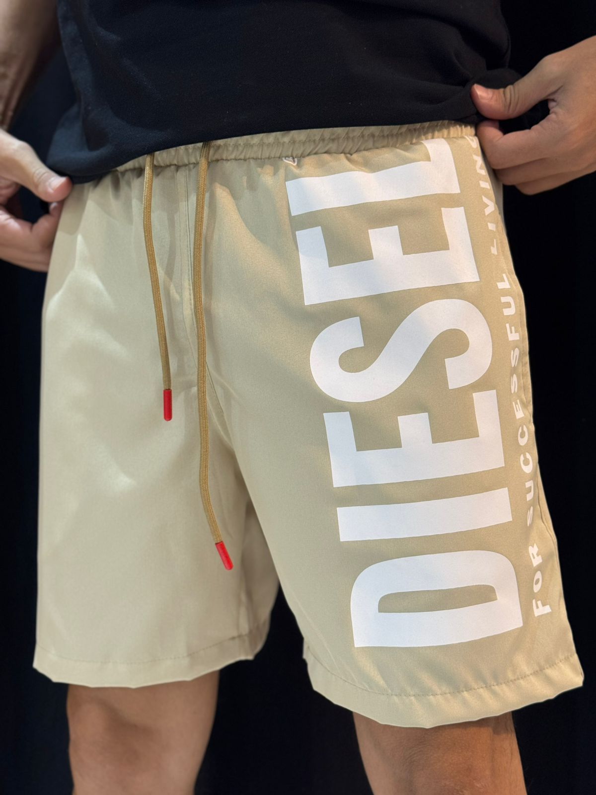 Short Griffe DSL - Bege - 03529 - Conceito 62