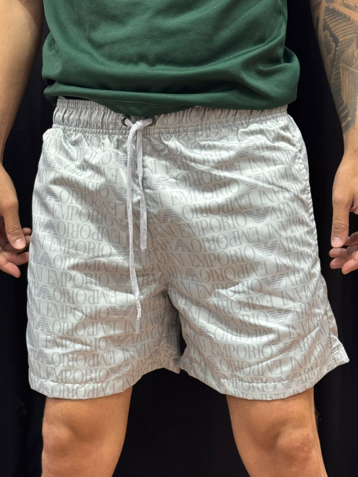 Short Ultra Griffe Emporio - Cinza - 03510 - Conceito 62