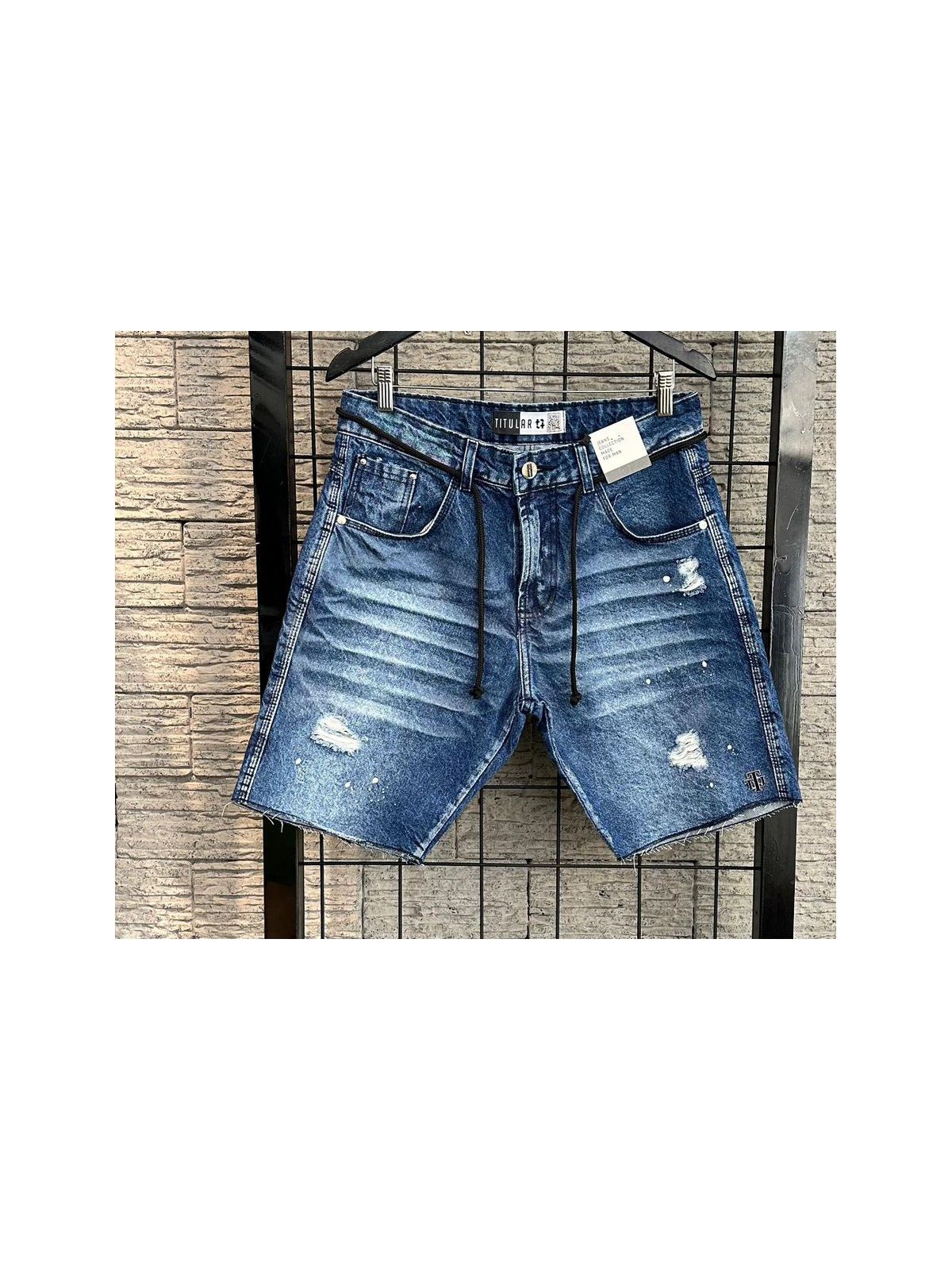 Bermuda Jeans Jogador - 03513 - Conceito 62