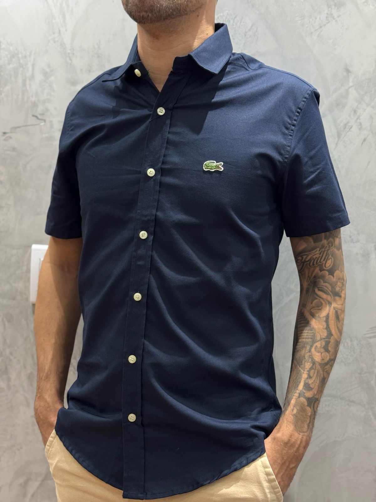 Camisa Social Lcst - Azul Marinho - 01850 - Conceito 62
