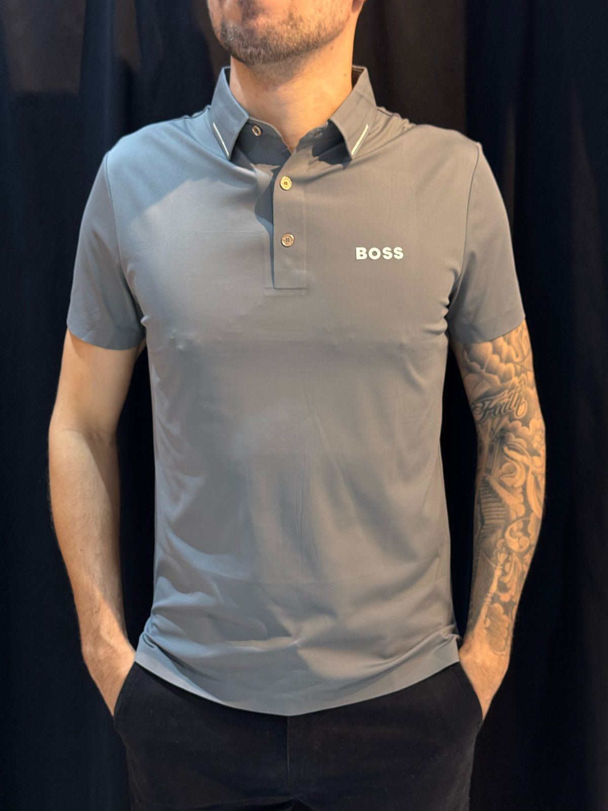 Polo Italiana Bss - Cinza - 01860 - Conceito 62