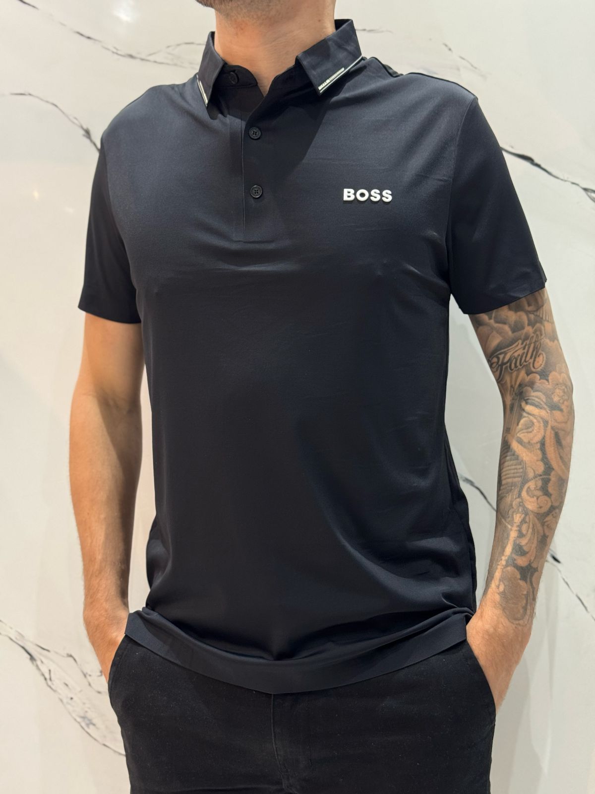 Polo Italiana Bss - Preto - 01864 - Conceito 62