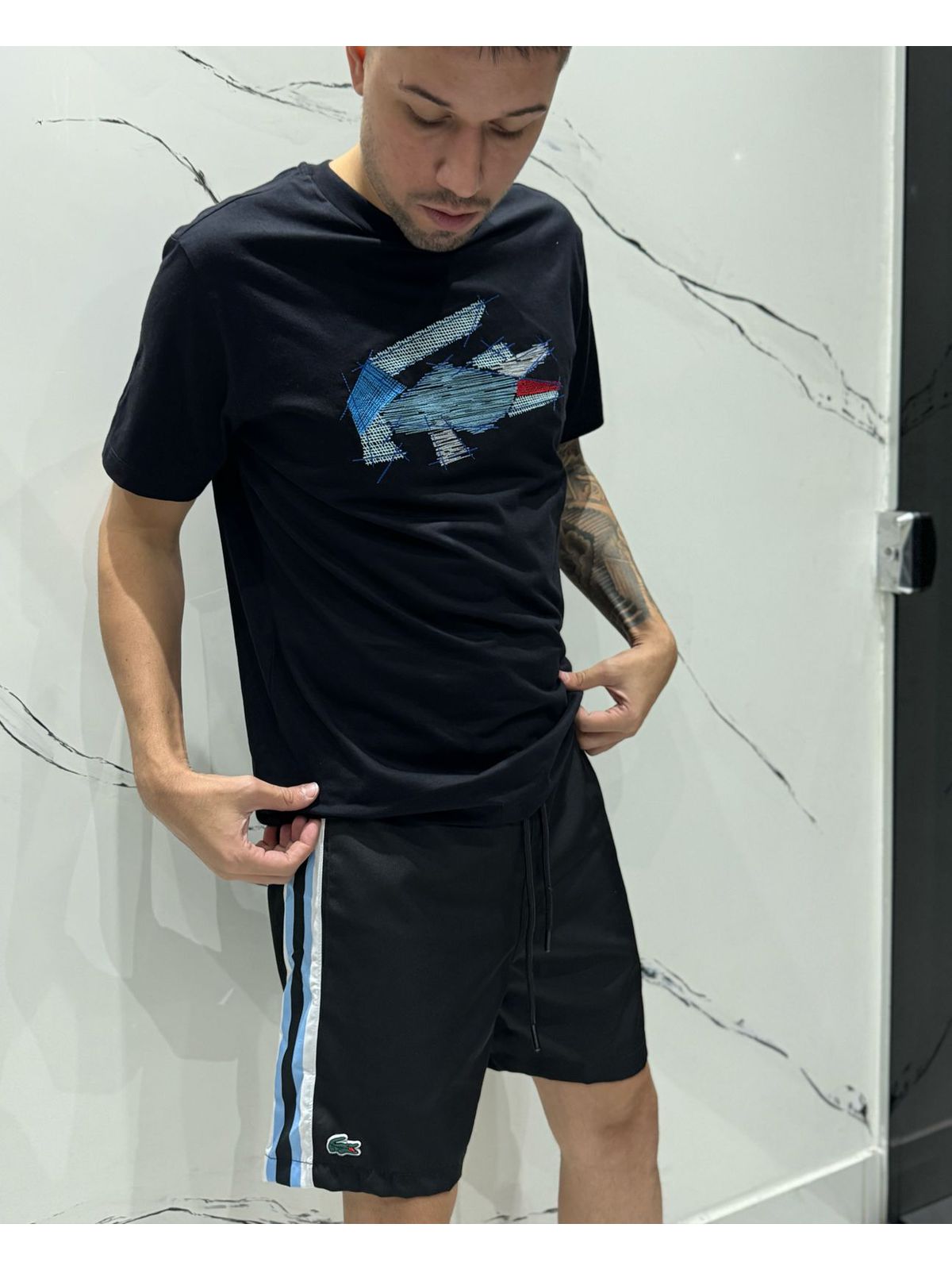 Kit Camiseta Peruana + Short Griffe Lcst - 01925 - Conceito 62