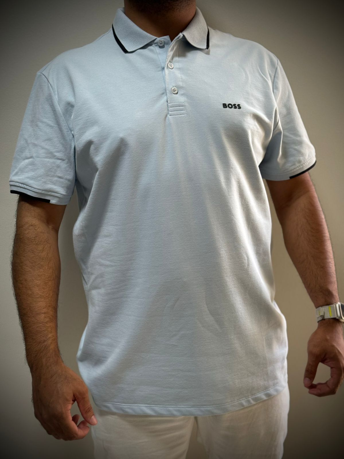 Polo Premium Extra BSS - Azul Claro - 03827 - Conceito 62