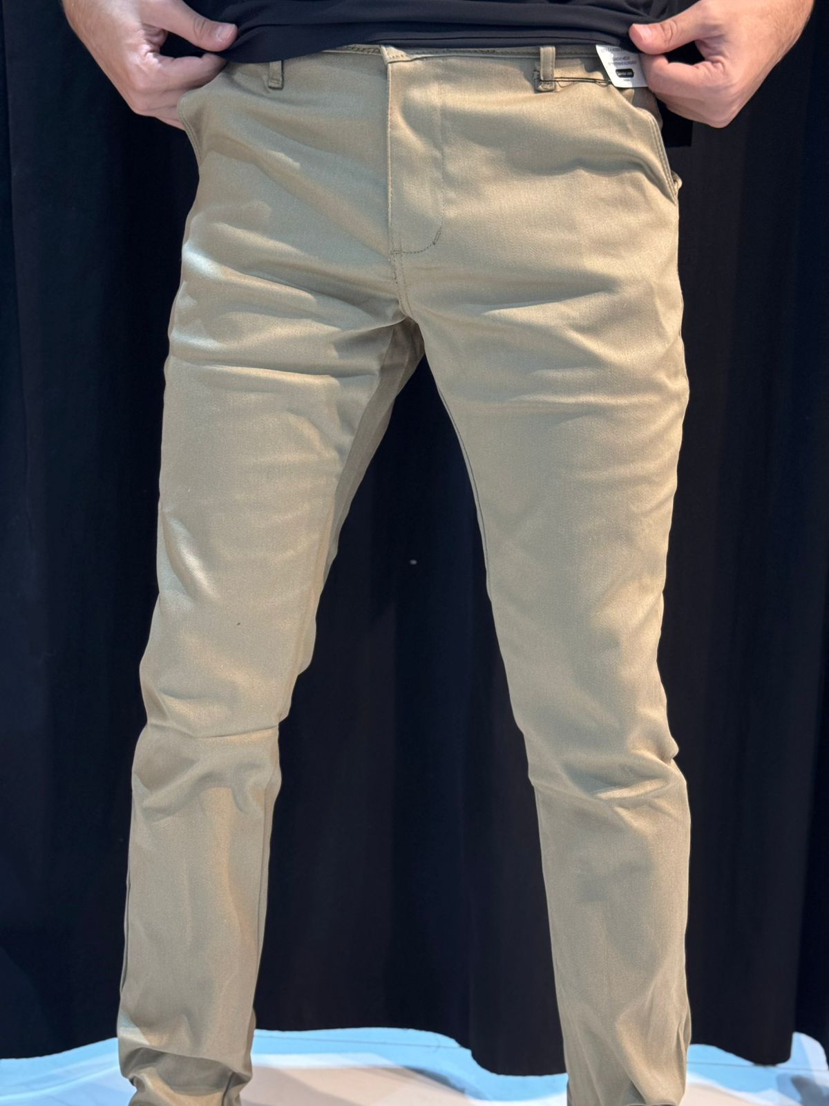 Calça Brim CK - Bege - 02656 - Conceito 62