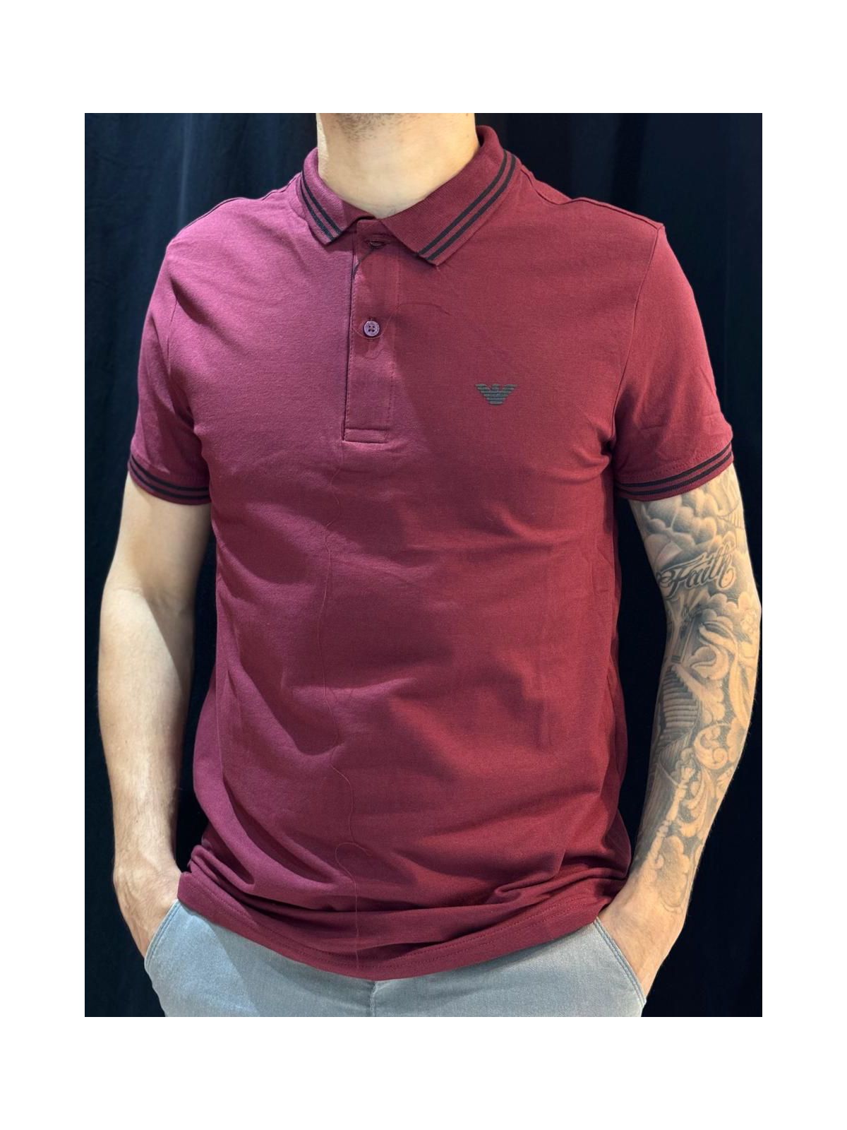 Polo Premium Arman - Vinho - 03909 - Conceito 62