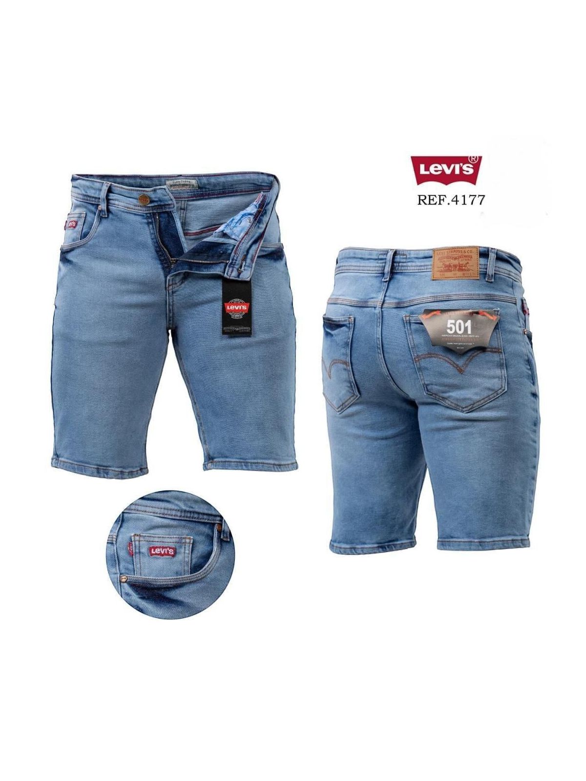 Bermuda Jeans Lev - 04607 - Conceito 62