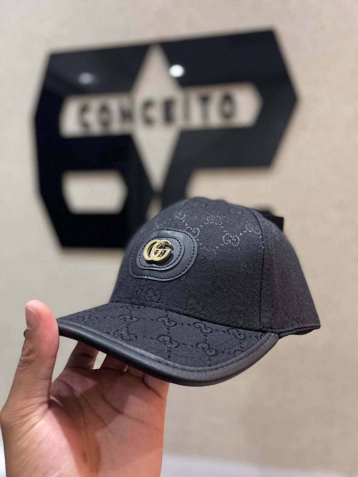 Boné Gucci - Preto - 02241 - Conceito 62