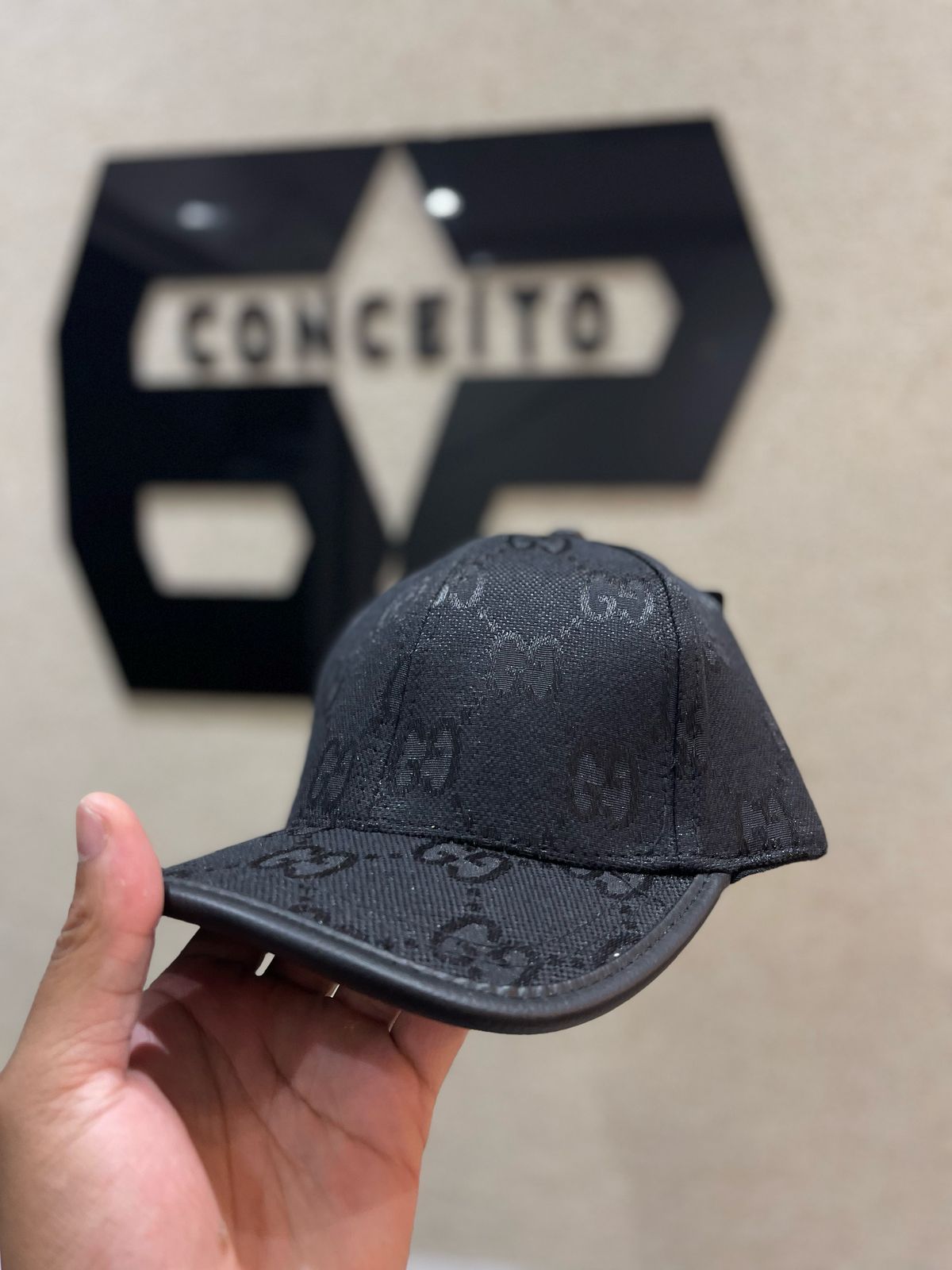 Boné Gucci - Preto - 02244 - Conceito 62