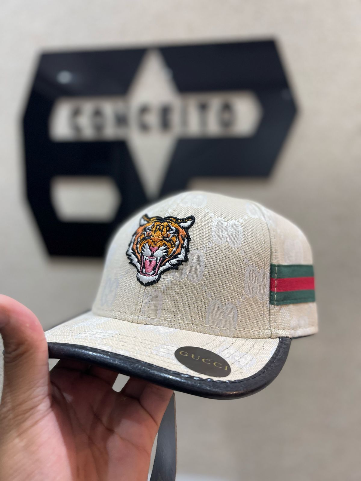 Boné Gucci - Bege - 02245 - Conceito 62