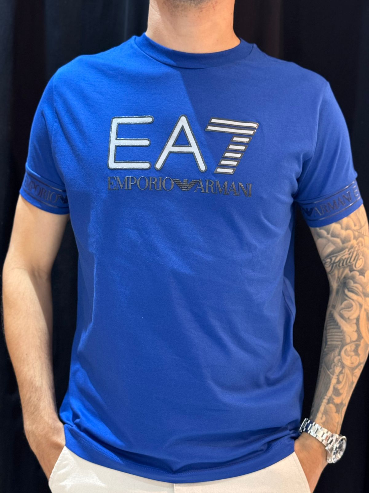 Camiseta Peruana Ea7 - Azul - 03003 - Conceito 62
