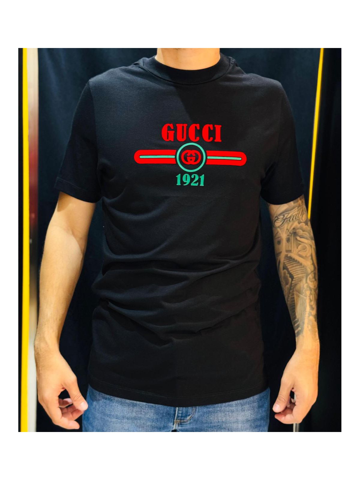 Camiseta Peruana Gucci - Preto - 04343 - Conceito 62