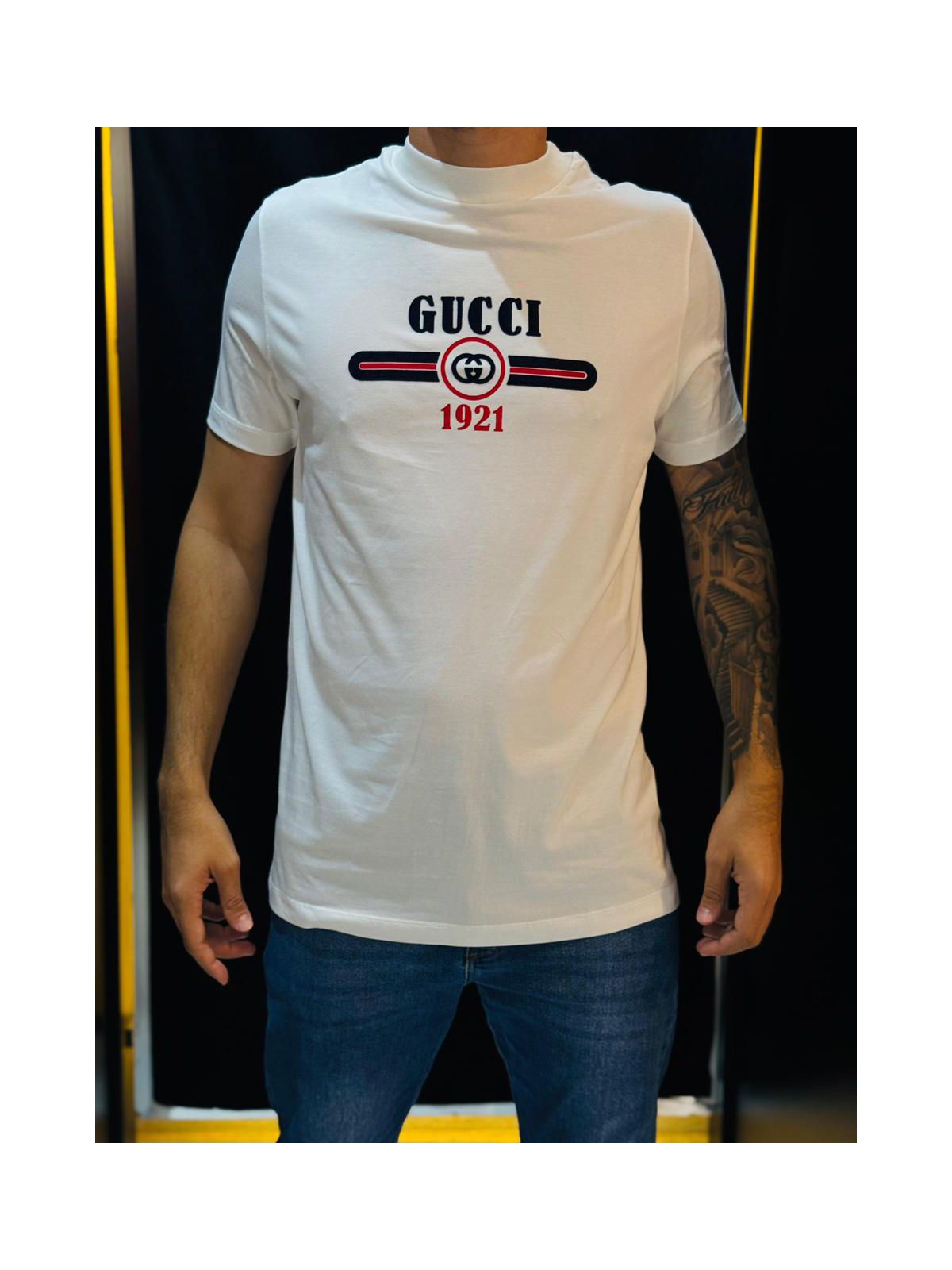 Camiseta Peruana Gucci - Branco - 04344 - Conceito 62