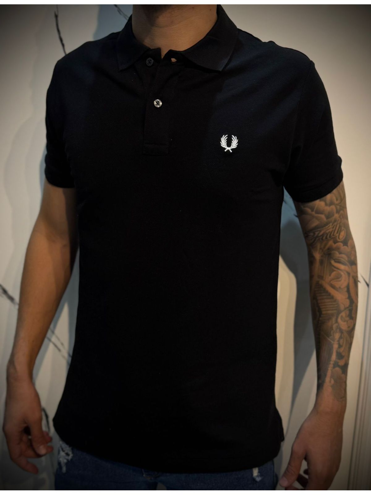 Polo Peruana FRED - Preto - 03569 - Conceito 62