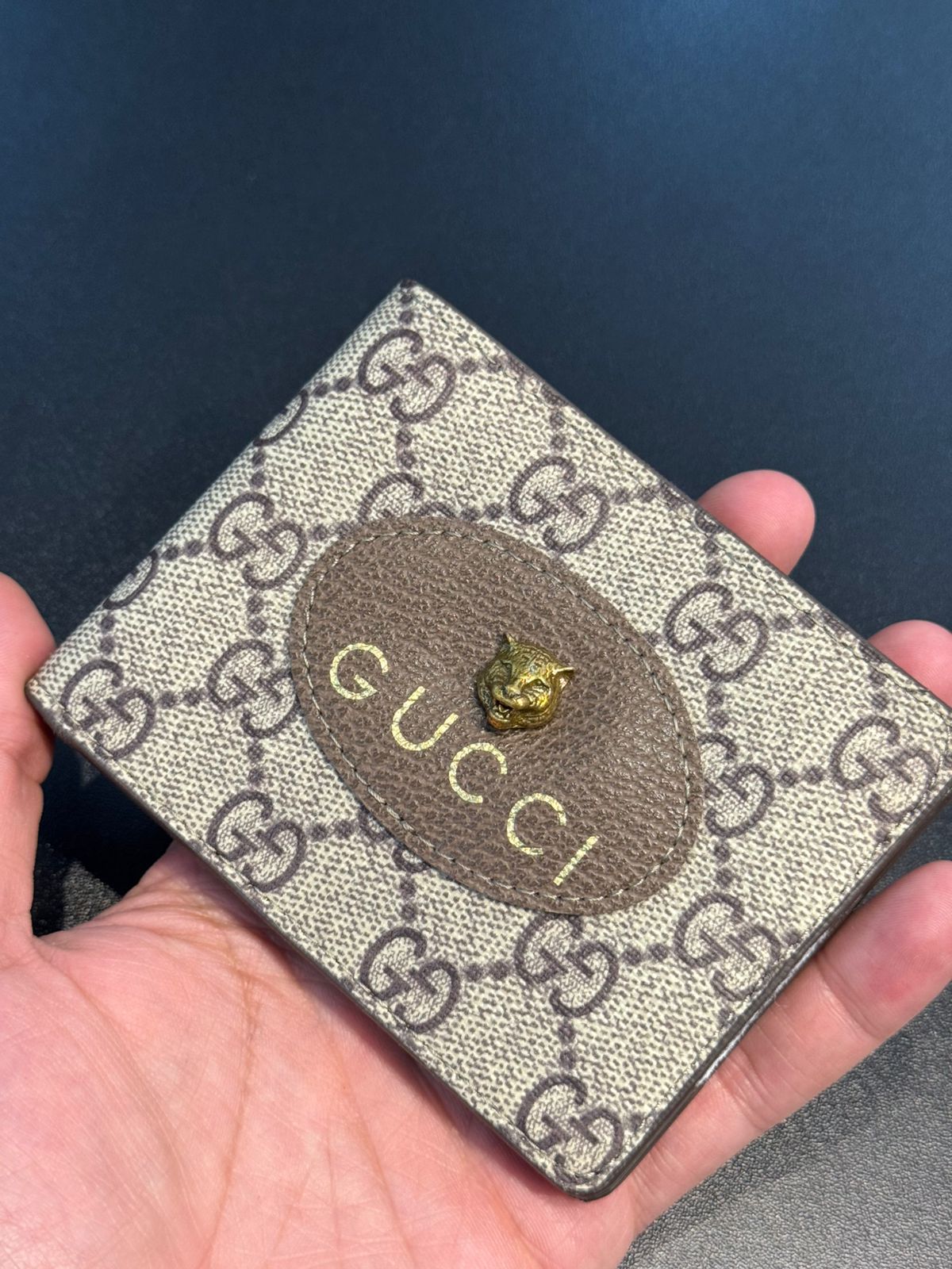 Carteira Gucc - bege - 03085 - Conceito 62