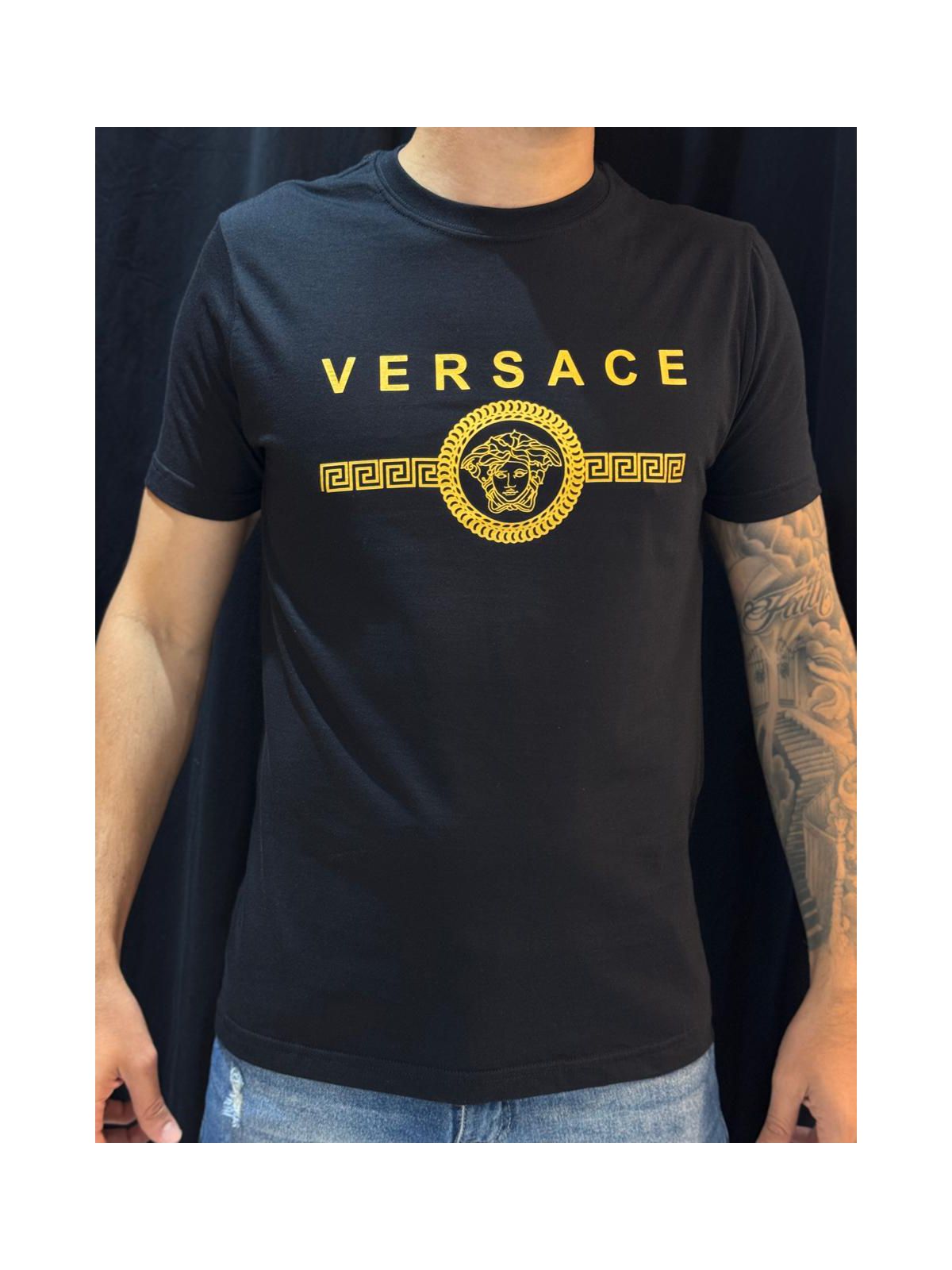 Camiseta Premium Versace - Preto - 04285 - Conceito 62