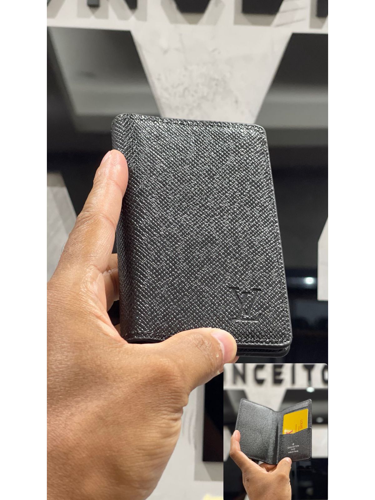 Porta Cartão Lv - Preto - 04674 - Conceito 62