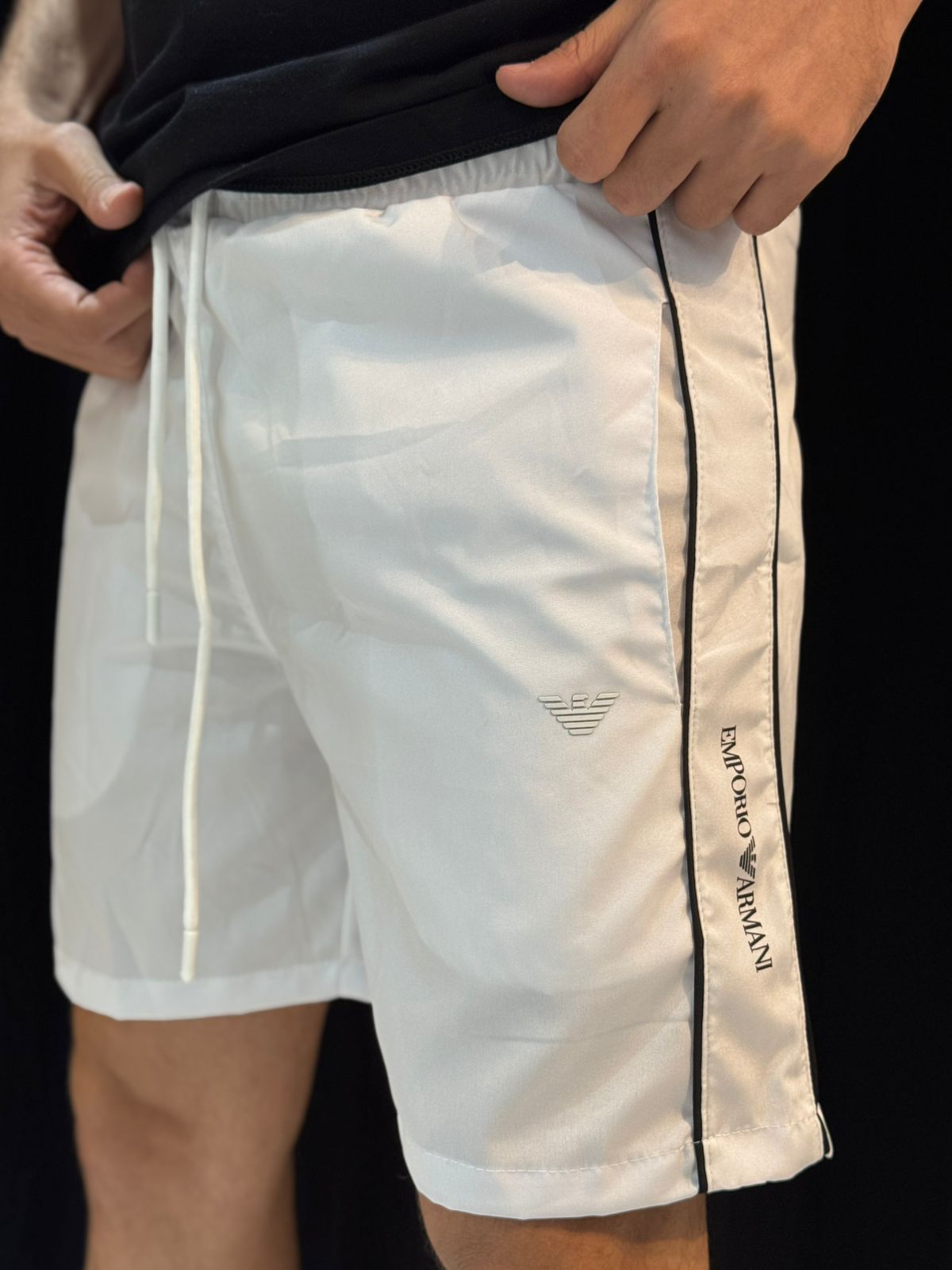 Short Griffe EA7 - Branco - 04717 - Conceito 62