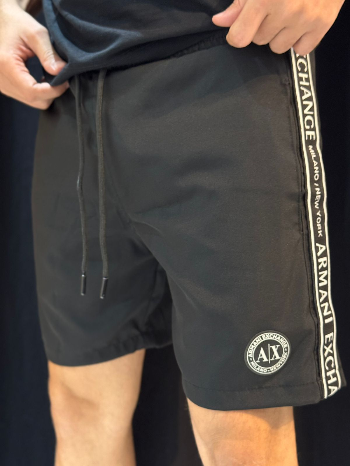 Short Griffe Ax - Preto - 04709 - Conceito 62