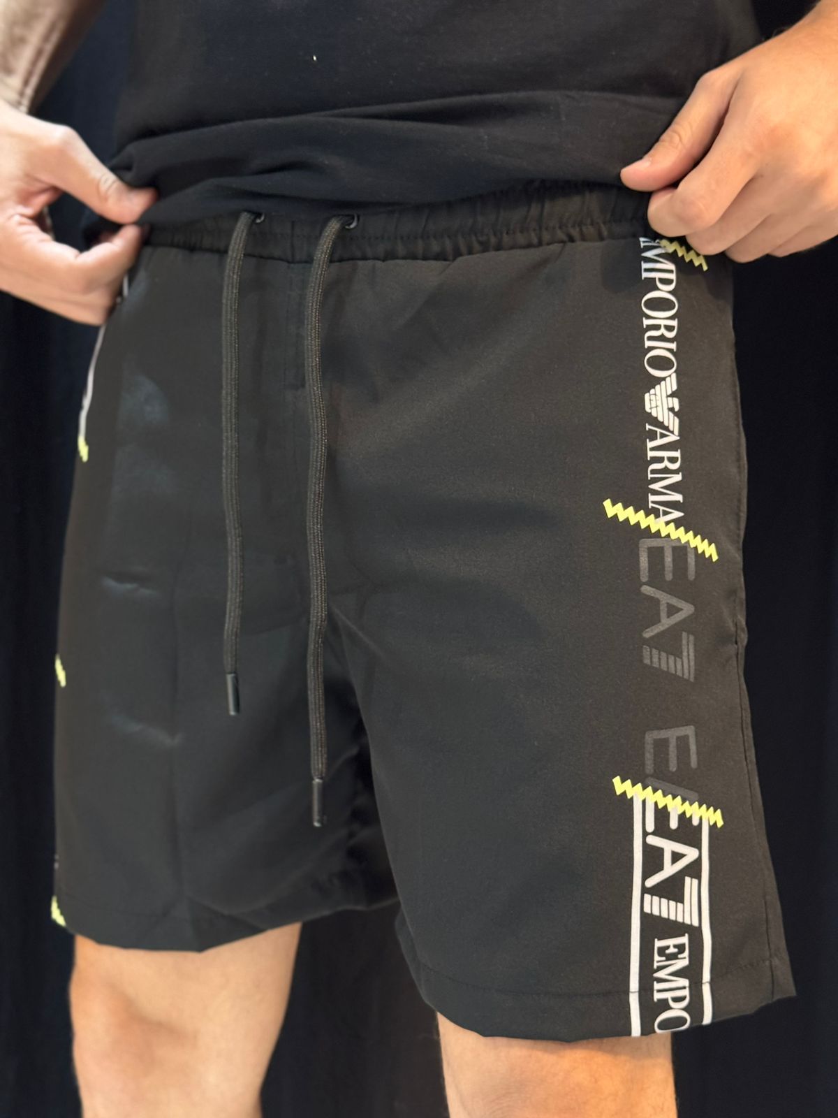 Short Griffe EA7 - Preto - 04712 - Conceito 62