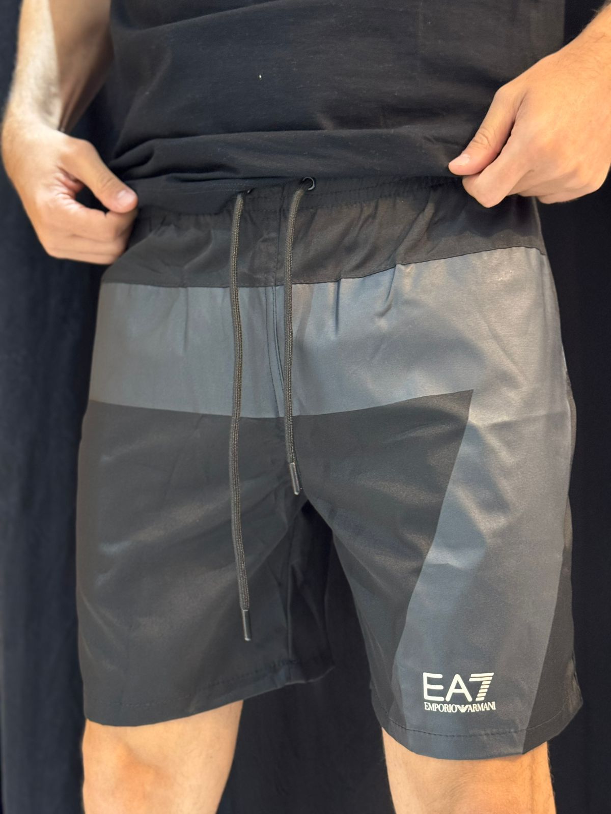 Short Griffe EA7 - Preto - 04713 - Conceito 62