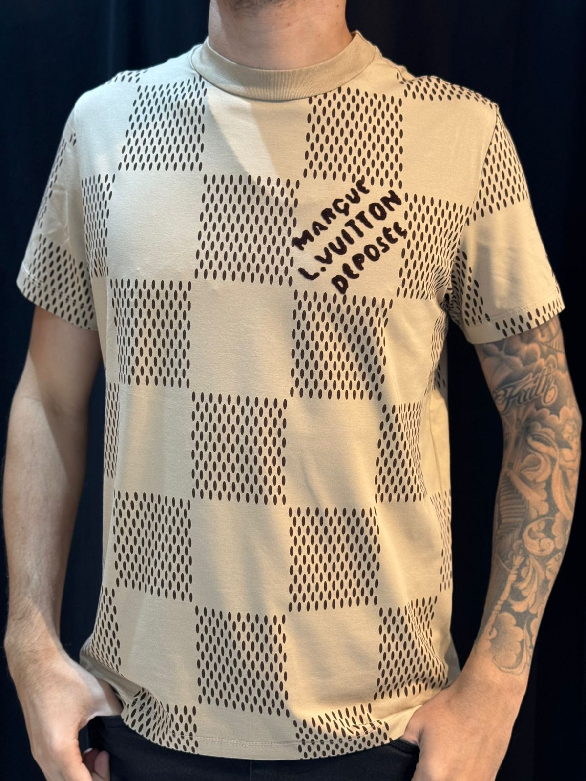 Camiseta Peruana LV - Bege - 02812 - Conceito 62