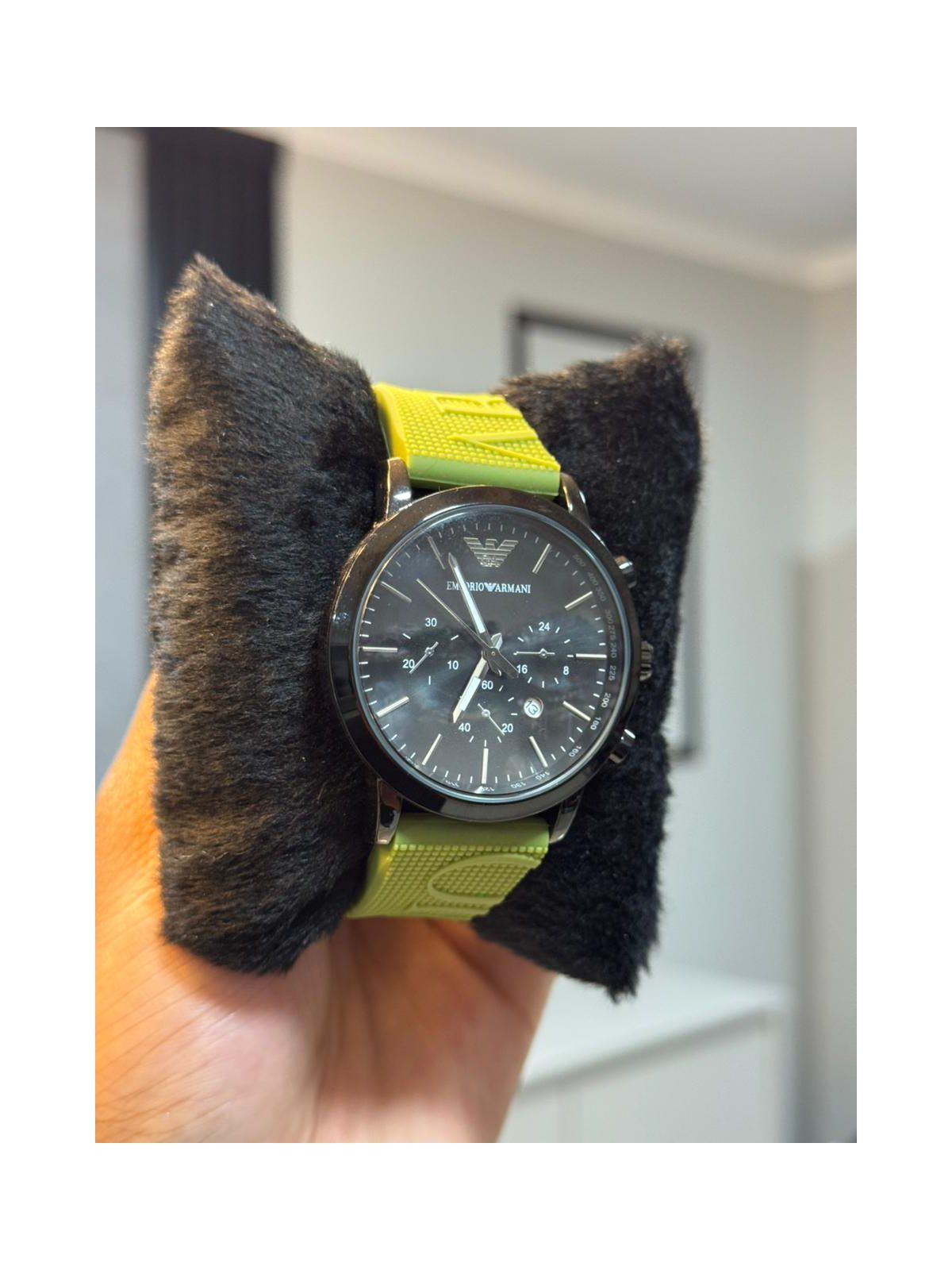 Relógio Emporio - Preto/Verde - 04393 - Conceito 62