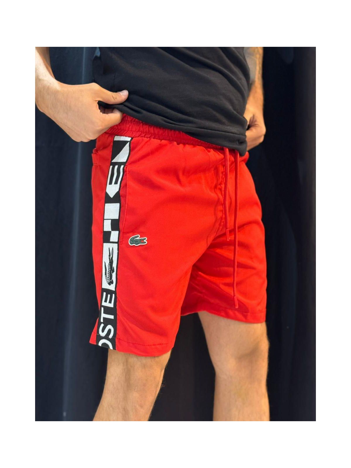 Short Griffe Lcst - Vermelho - 04138 - Conceito 62
