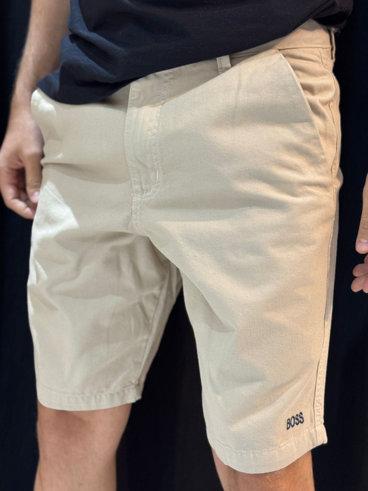 Bermuda Sarja BSS - Bege CLaro - 02918 - Conceito 62