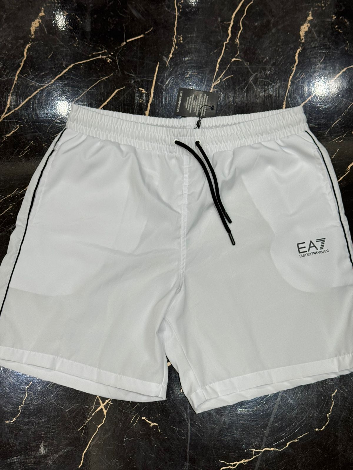 Short Griffe EA7 - Branco - 02447 - Conceito 62