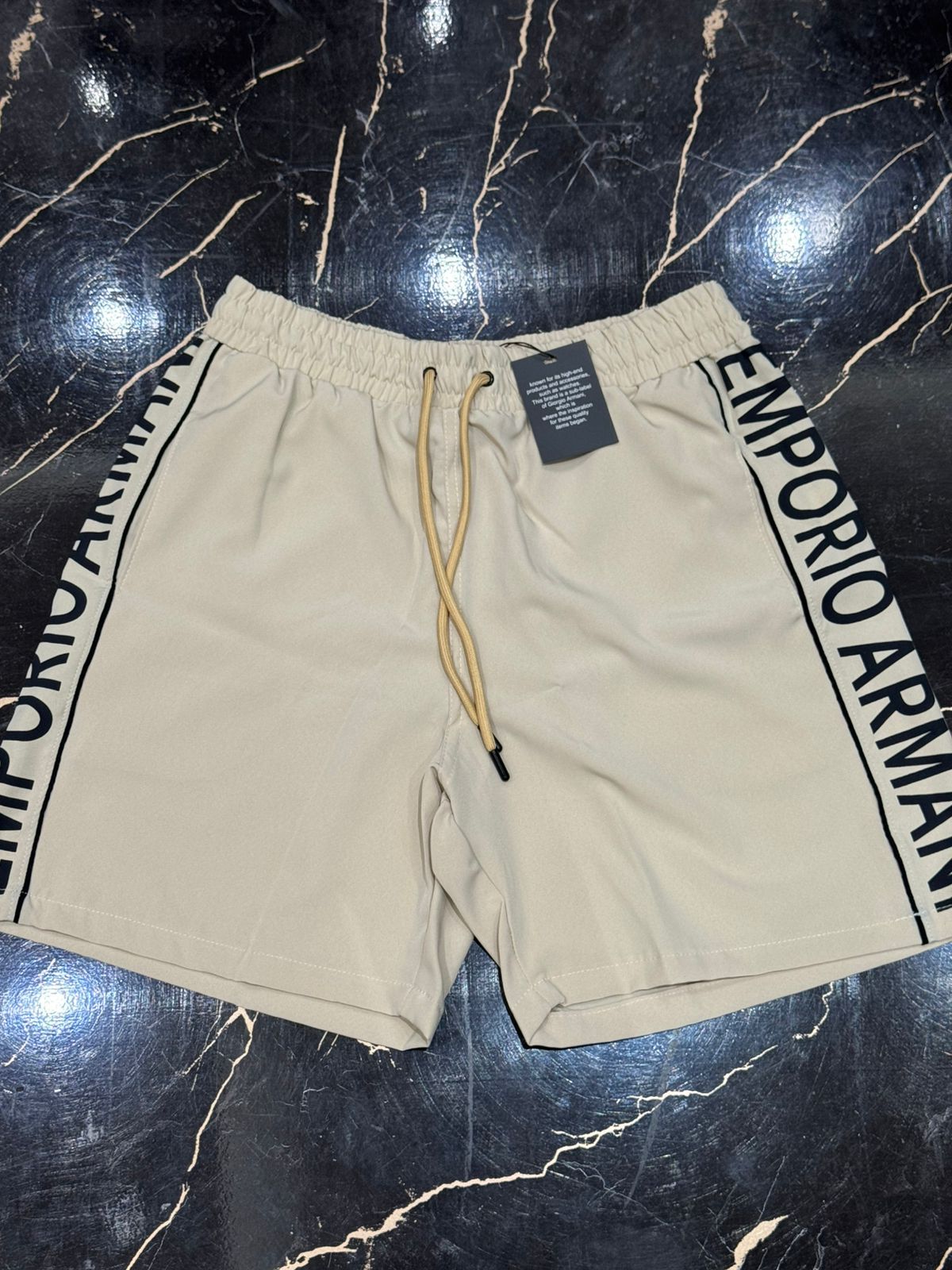 Short Griffe Emporio - Bege - 02451 - Conceito 62
