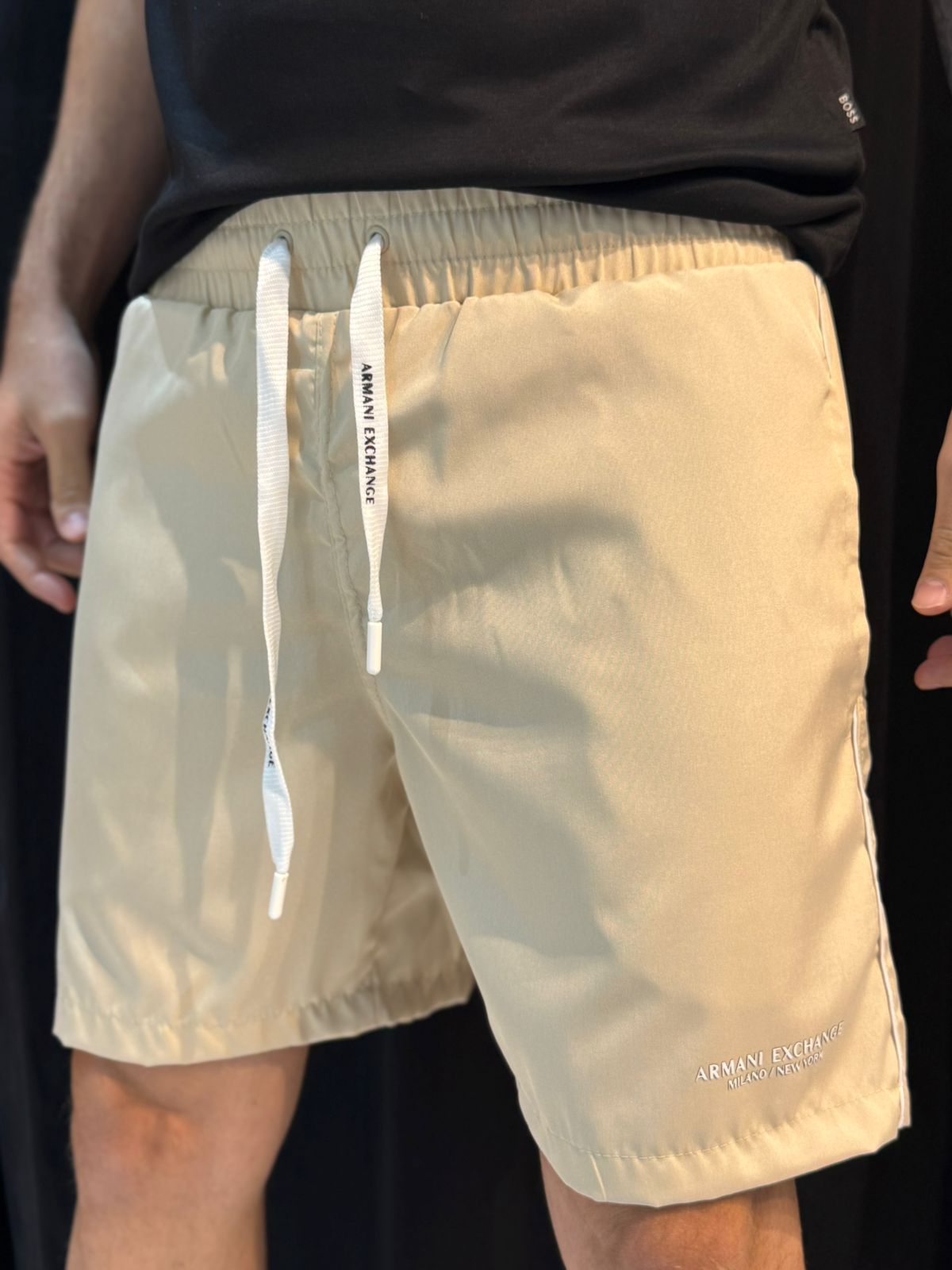 Short Griffe Arman - Bege - 02864 - Conceito 62