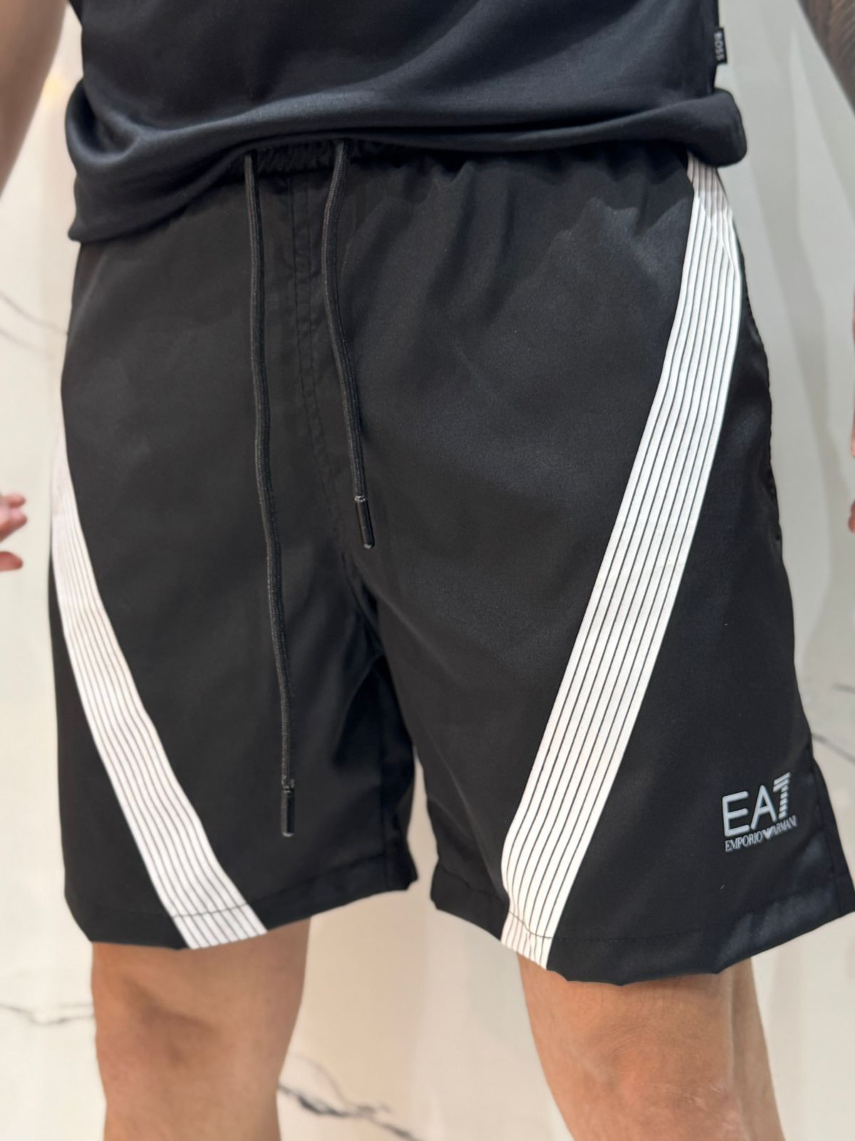 Short Griffe EA7 - Preto - 02868 - Conceito 62