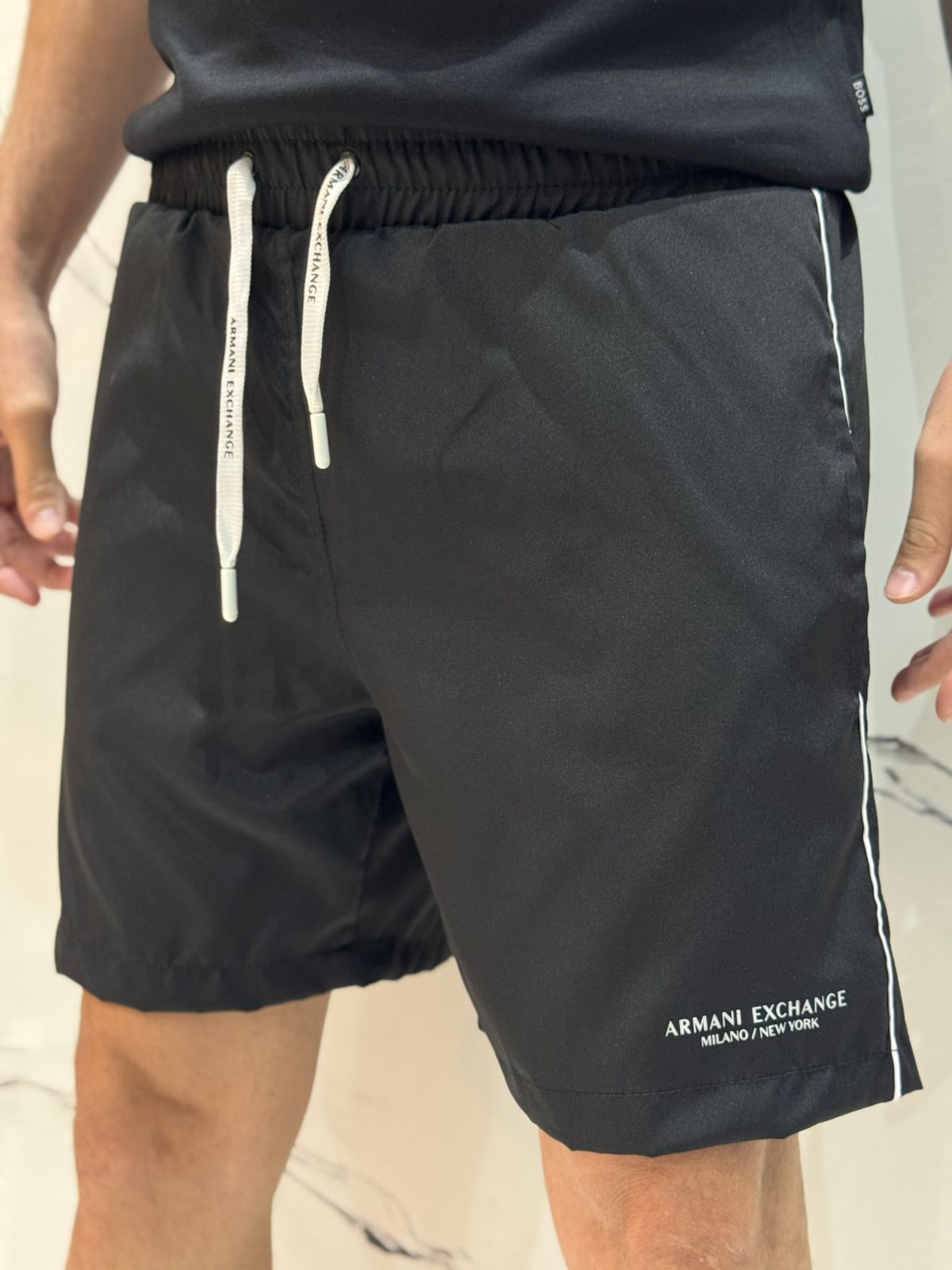 Short Griffe Arman - Preto - 02855 - Conceito 62