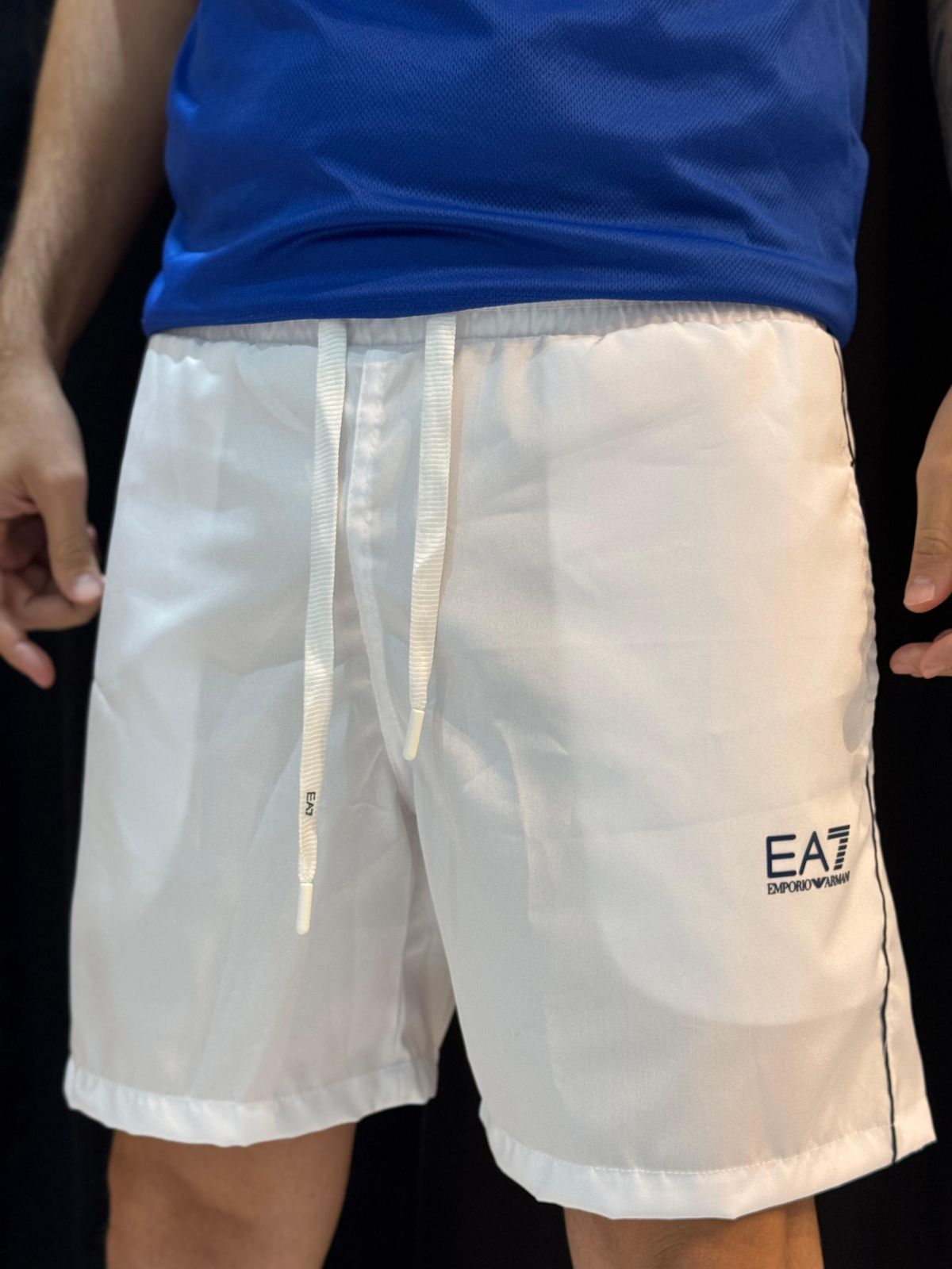 Short Griffe EA7 - Branco - 02878 - Conceito 62