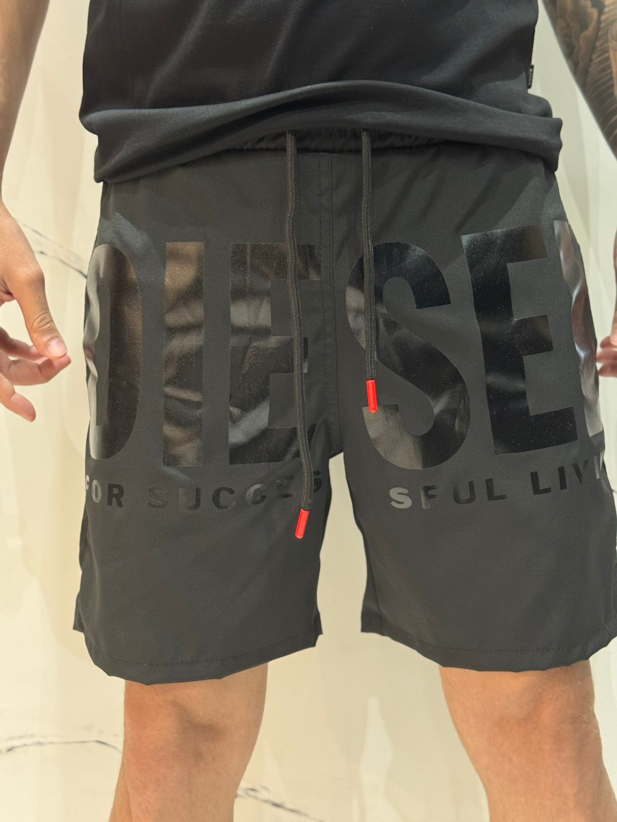 Short Griffe DSL - Preto - 02856 - Conceito 62