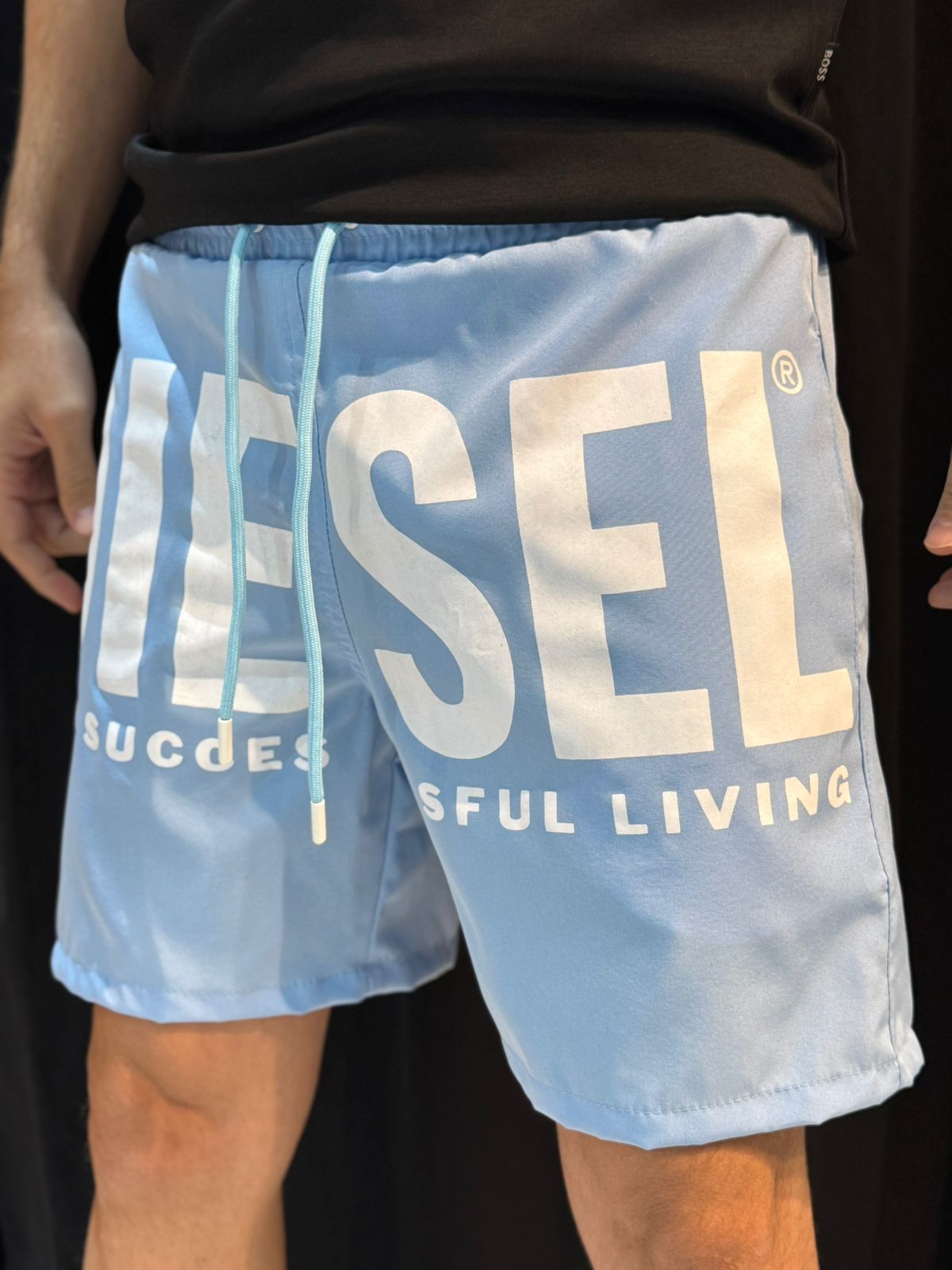 Short Griffe DSL - Azul - 02858 - Conceito 62