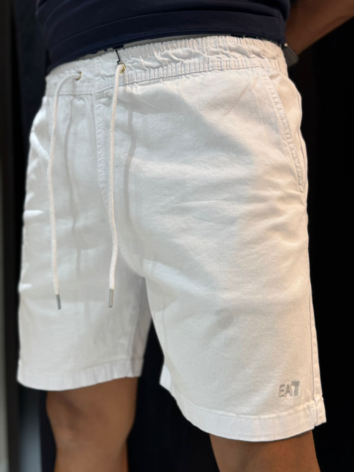 Short Sarja EA7 - Branco - 03597 - Conceito 62