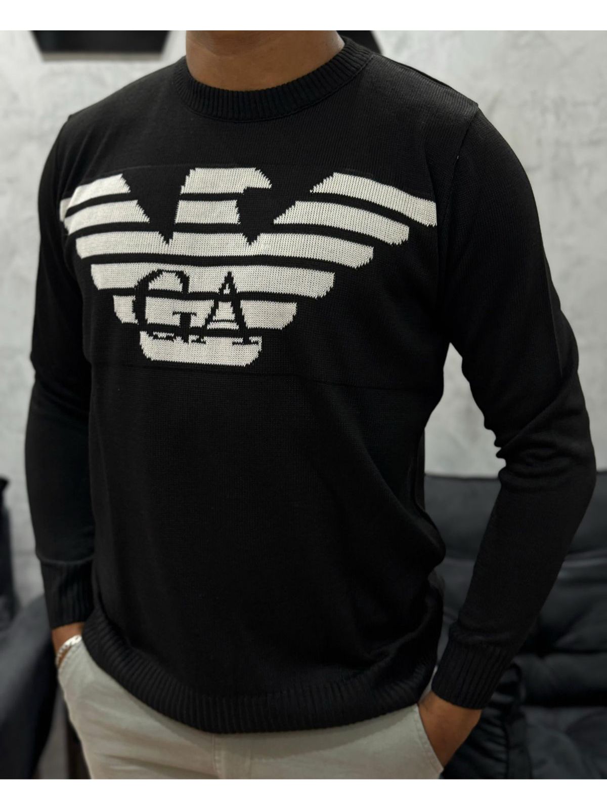 Suéter Premium Armani - Preto - 02424 - Conceito 62