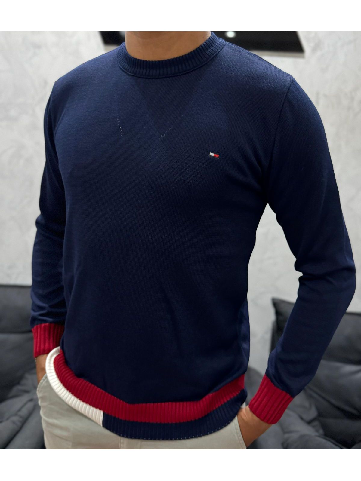 Suéter Premium TH - Azul - 02436 - Conceito 62