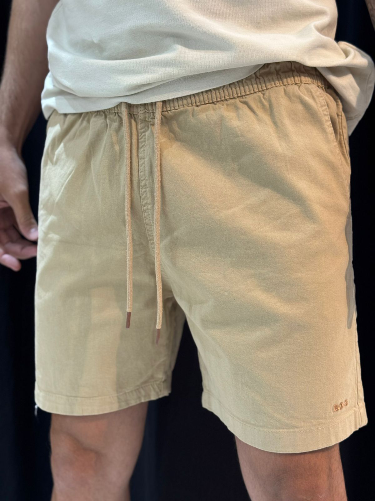 Short Sarja Bss - Bege - 03015 - Conceito 62