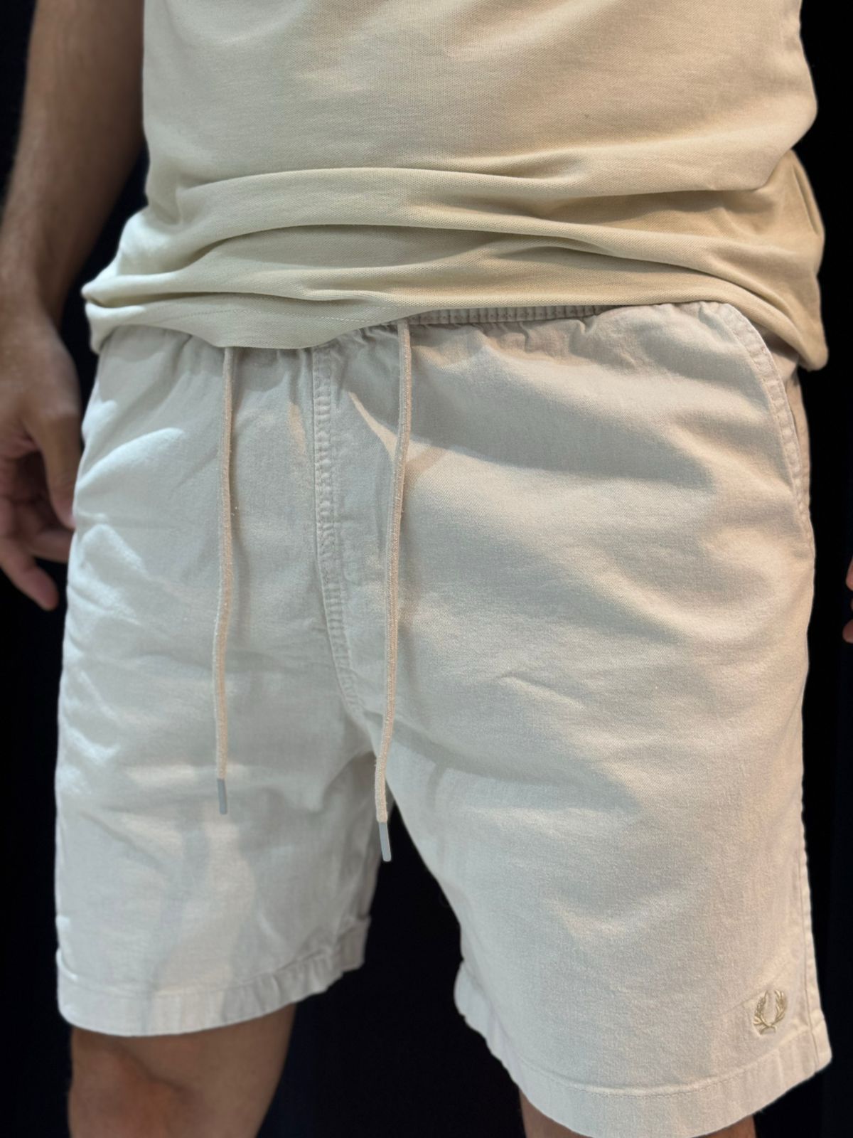 Short Sarja Fred - Bege Claro - 03020 - Conceito 62