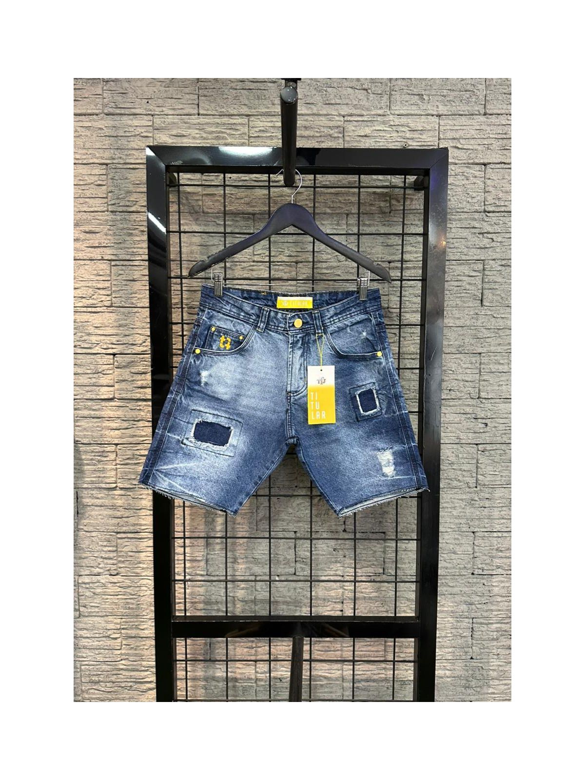Bermuda Jeans Jogador - 04061 - Conceito 62