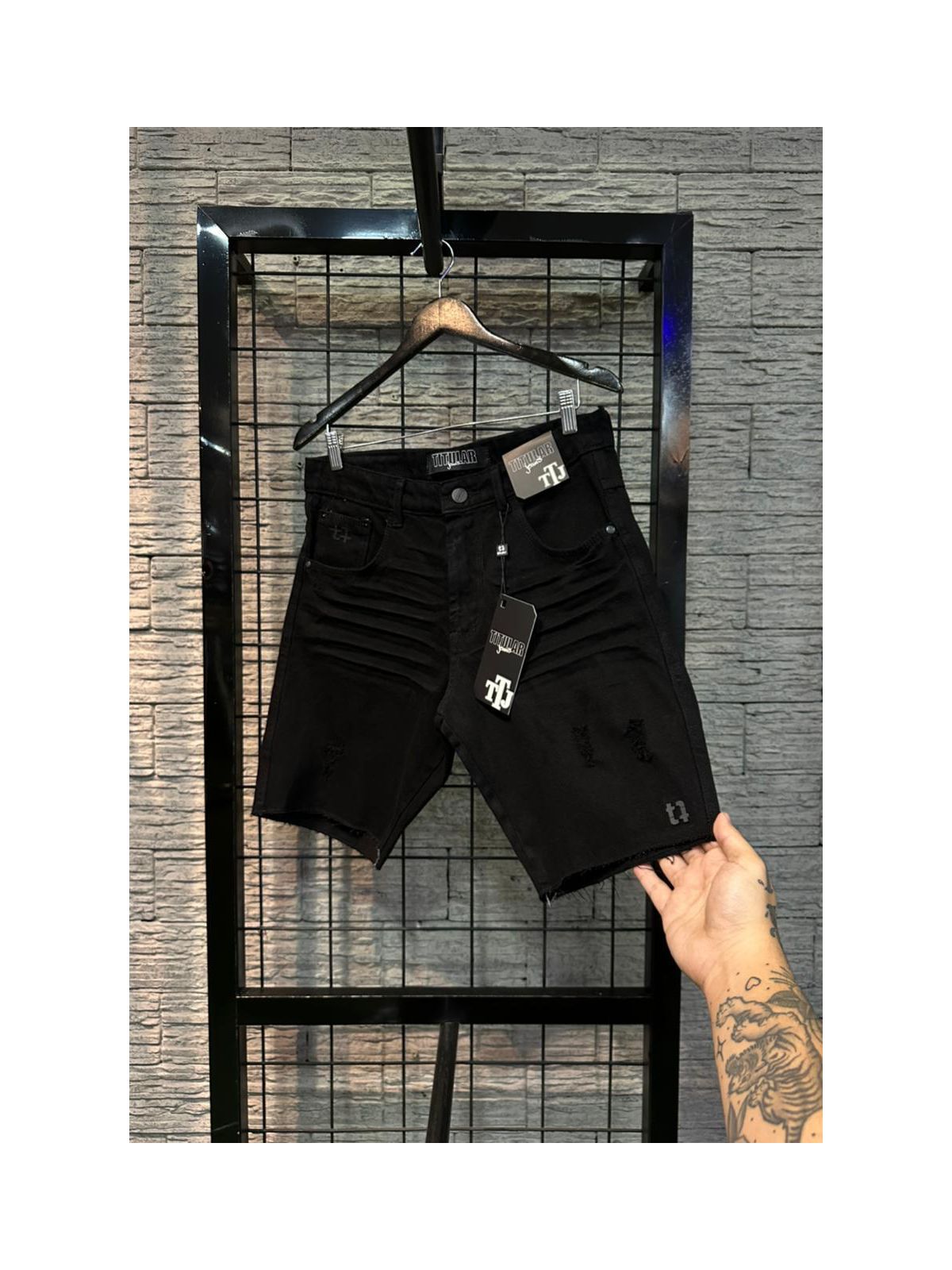 Bermuda Jeans Jogador - 04062 - Conceito 62