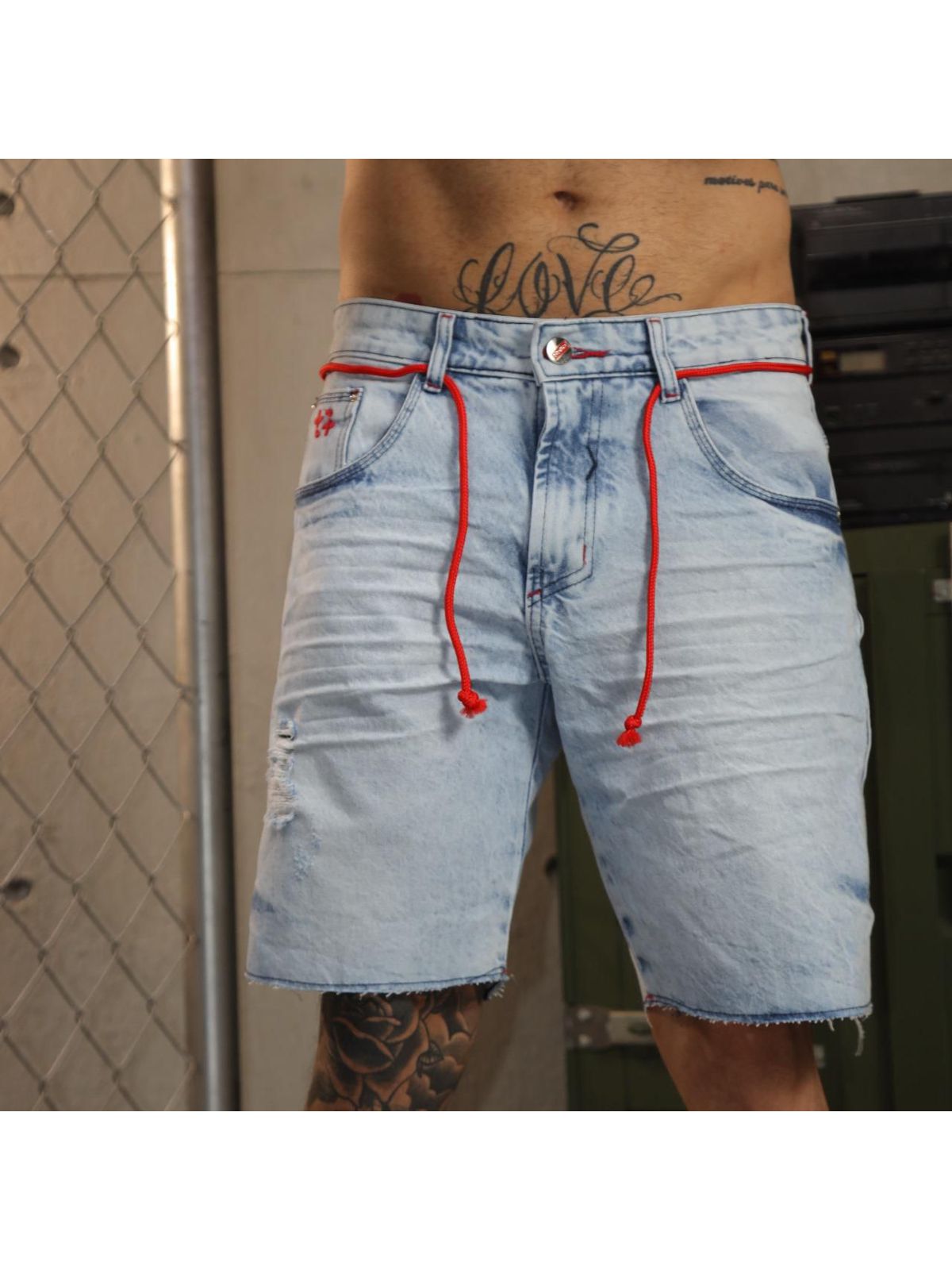 Bermuda Jeans Jogador - 04470 - Conceito 62